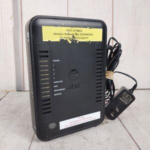 AT&T Westell 7550 Wireless DSL Gateway Modem Router B90-755025-15 Black TESTED